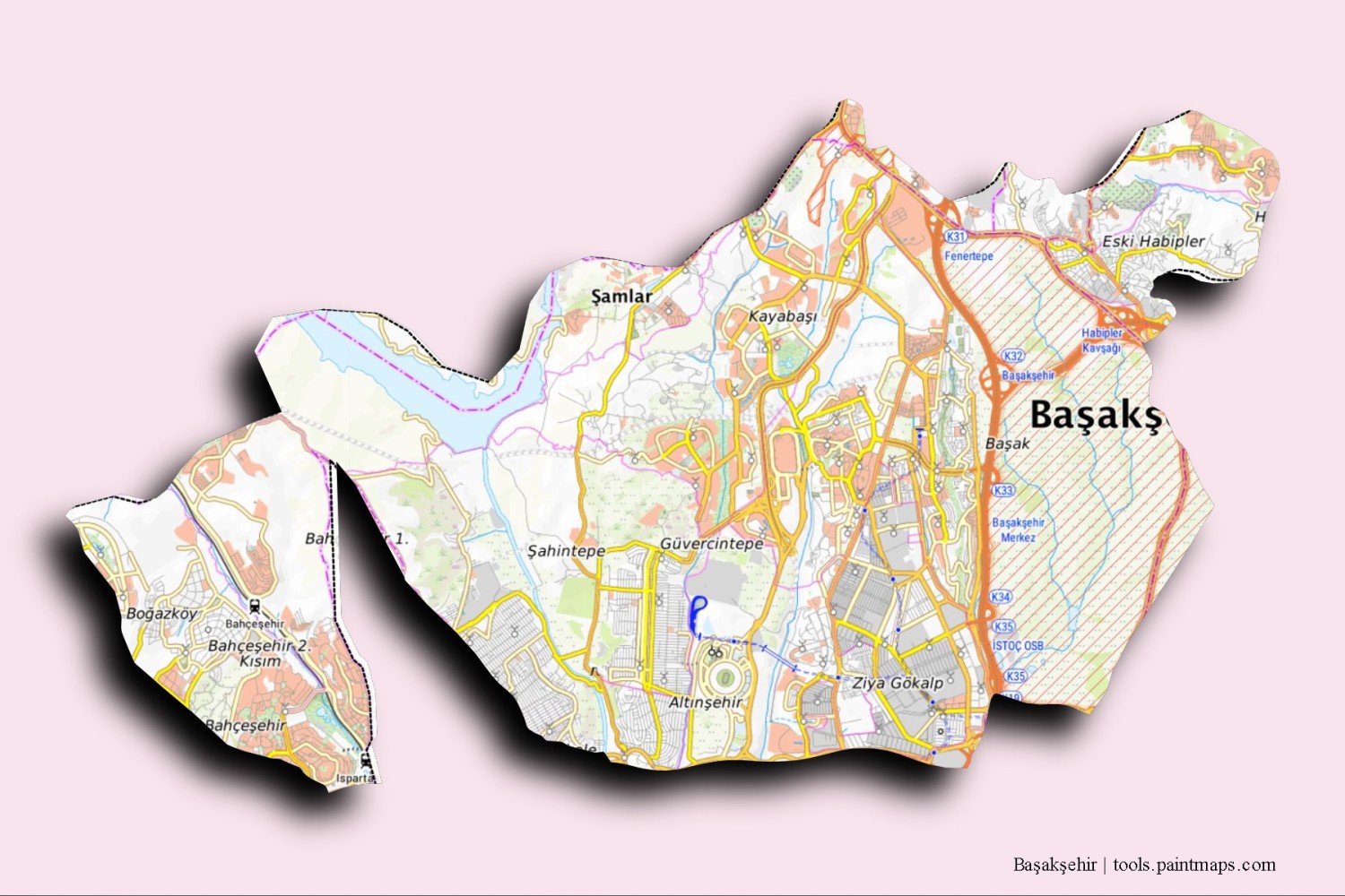 Başakşehir Monitör Alan Yerler